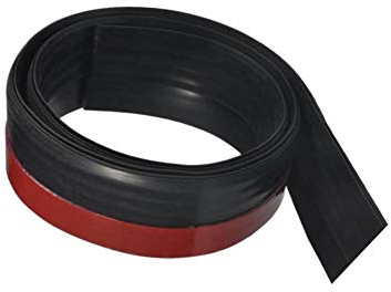 100 cm in silicone autoadesivo in gomma guarnizione impermeabile backing porta striscia adesiva per finestra porta Gap, nero