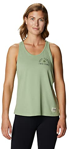 Mountain Hardwear Women's Keep Earth Awesome™ Tank, White Fern, S
