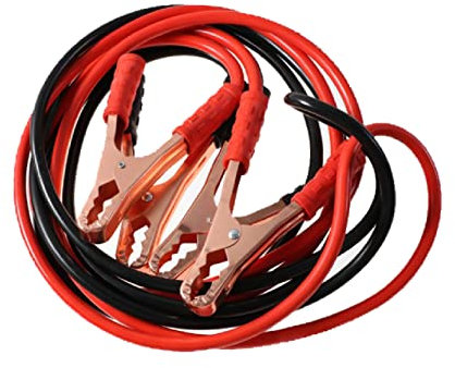 Brimix Pinze batteria 1200 A AMP 2.5 M per auto e moto. Cavi a ponte lunghi per avviamento con borsa di stoccaggio