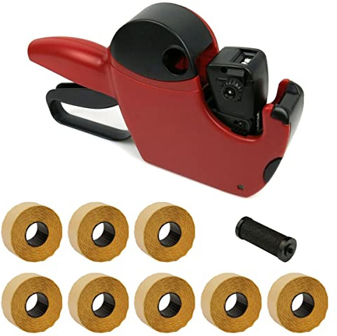 Preisauszeichner Jolly C6 6-stellig KOMPLETT-SET Angebot, einfacher Etikettenwechsel, unsere EMPFEHLUNG| inklusive 8 Etikettenrollen nach Wahl + 1 Ersatzfarbrolle| Auszeichner von PB-Onlinehandel