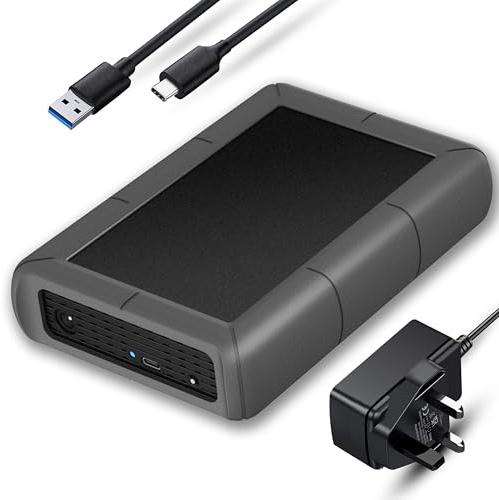 Meyritech Disco duro portátil de 2 TB USB 3.0 de 3.5 pulgadas para almacenamiento de datos externo para portátiles, PC, MacBook, iMacs, Xbox One y consolas PS4