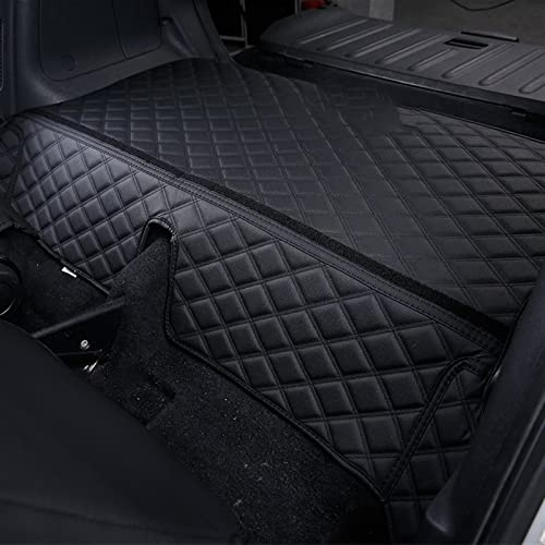 Kofferraum Schutzmatte Für Smart 451 450 Für Fortwo 2008-2014 Kofferraummatten Anti-Dirty Pad Auto Kofferraummatten (Size : Overall Black-car)