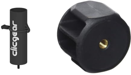 Clicgear Trolley Umbrella Holder, Black, Umbrella Spacer, Black