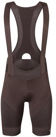 Radsport-Trägerhose für Herren - Rennrad-Fahrrad, atmungsaktiv, gepolsterte Radhose, L-Coffee, Mittel