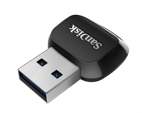 SanDisk QuickFlow microSD UHS-I Card USB-A Reader/Writer, Up to 250MB/s read and 150MB/s write speeds, USB 3.2 Gen 1