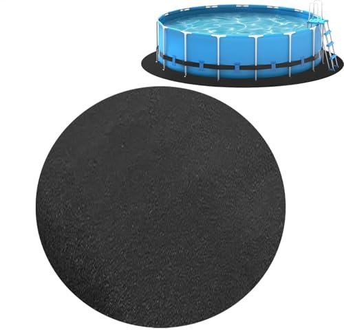 Generisch Pool groundsheet, pool mats, protective floor, round pool underlay, swimming pool floor protection tarpaulin, floor mat, floor pool foil underlay, UV-stable and tear-resistant pool ground