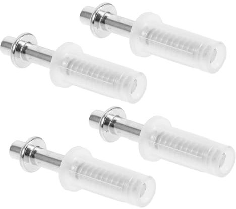 HOMSFOU Assortiment 4 Pivots Métalliques Supérieurs pour Portes Pliantes Double Vantail Quincaillerie Portes Pliantes Kit Réparation Fonction Ouverture Fluide Résistant Usage Intensif Lot