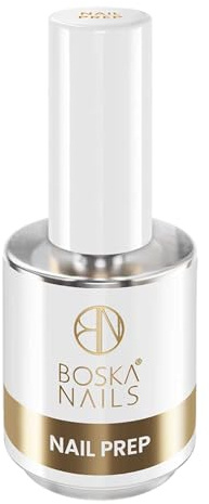 Boska Nails Déshydrateur pour ongles professionnel 15 ml pour une préparation parfaite Dégraisse la plaque à ongles naturelle Améliore l'adhérence du vernis à ongles et du gel pH neutre