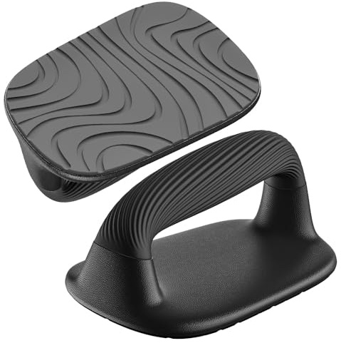 BeneLabel Supporto per flessioni, 2 pezzi, impugnatura portatile a pressione, per fitness, calisthenics, per casa, palestra, pavimento, impugnatura con base antiscivolo per la parte superiore del