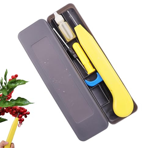 Tijeras de Podar - Podadora de Mano,Podadera de Té con Cabeza Curvada | Para la Poda de Té, el Recorte de Ramas, Flores, Rosas, Arbustos, Hierba, para Jardineros y Floristas