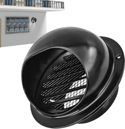 Grilles De Soubassement | Ventilation Ronde pour Évacuation d'Air - Pièce de Rechange pour Maison Garage Sous-sol Entrepôt Plafond