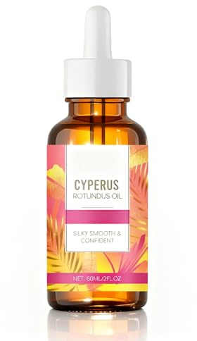 Cyperus Rotundus Olja för Hårborttagning & Hudvård, Naturligt Serum för Lugnande, Fukt, Minskar Porer för Slät Hud, Lämplig för Alla Hudtyper (1pcs)