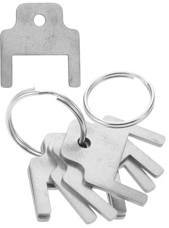 GETAJGHSD Ersatzschlüssel für Gewerbliche Toilettenwartung Allgemein Kompatibel mit Kimberly 6 Stück Pack Langlebiges Metall Kompakt für Papierhandtuch und Seifenspender