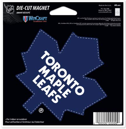 Wincraft Toronto Maple Leafs Hockey-Puck gestanzter Magnet, 11,4 cm