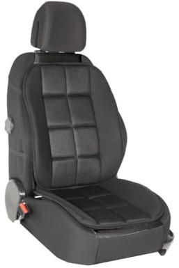 DBS - Couvre Siège - Voiture/Auto - Noir - Confort - Antidérapant - Compatible Airbag - Universel