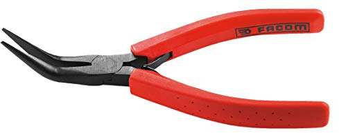 Facom 403 155Mm Bent Half-Round Nose Pliers Smooth Jaws