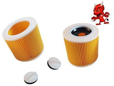 2 Patronenfilter Rundfilter Filter passend für Kärcher SE 4002 Waschsauger