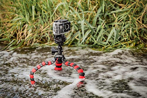 TronicXL Premium Kamerastativ Kamera Stativ Flexibel Dreibein Fotostativ Videostativ kompatibel für Sony HDR-PJ620 PJ410 CX405 Cyber-Shot DSC-RX10 RX100 HX60 WX220 HX90 W810 RX100 III & IV Cybershot