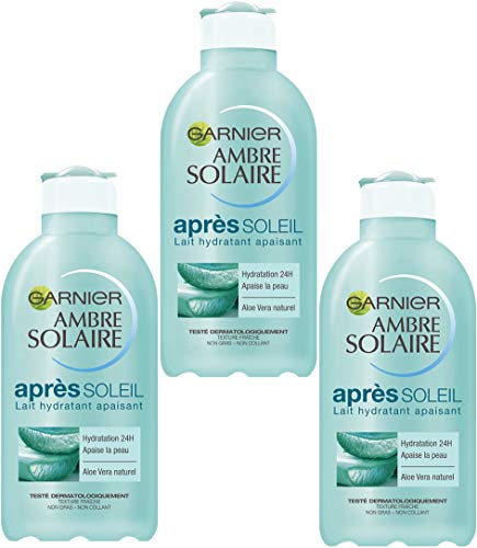 Garnier Ambre Solaire After Sun Lotion Hudvård efter Sol, Sats med 3 (3 x 200 ml)