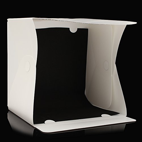 BliliDIY 15.8 Zoll Lichtraum Mini Photo Studio Fotografie Beleuchtung Zelt Kit Hintergrund Box