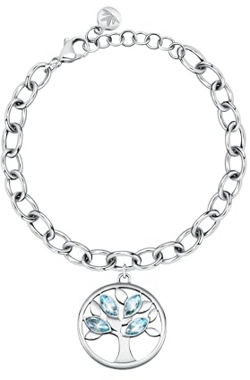 Morellato Vita Bracciale Donna, in Acciaio, Zirconi - SATD24