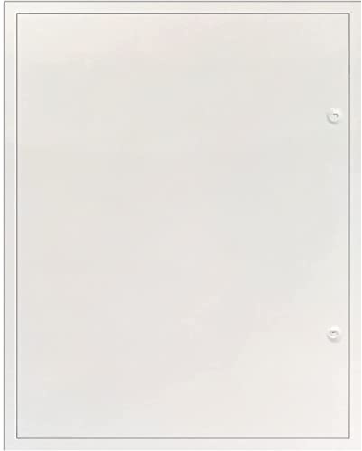 Revisionsklappe Revisionstür Weiß (RAL9016) Softline Primus mit Vierkantverschluss 700x800mm