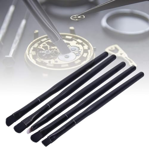Uhrmacher, 5 Teiliges Uhren Reinigungsbürsten Set, Armbanduhr Uhrwerk, Reparatur, Uhrmacher, Kleine Teile, Staubentfernung, Reinigungsbürste, Uhrenreparatur, Uhrmacher Werkzeug, Für Saubere Uhren