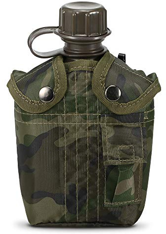 doorslay 1L all'aperto militare mensa bottiglia campeggio escursionismo zaino in spalla sopravvivenza bottiglia di acqua bollitore con coperchio