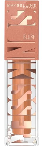 Maybelline New-York – Flüssiges Rouge zum Aufhellen – Rouge, Highlighter und Bronzer – Gute Mine – Bräunung – Glowy Make-up – SUNKISSER – Farbton Midnight Shimmer – 4,7 ml
