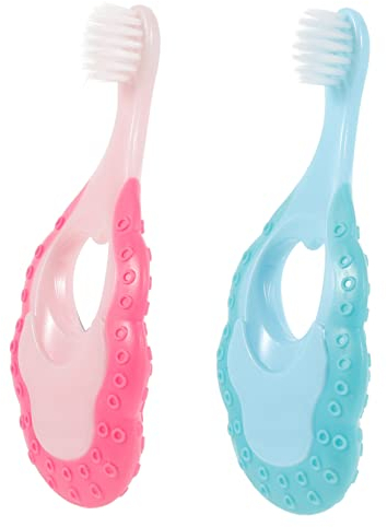 FOMIYES 2stücke Handzahnbürste Für Kleinkinder Weiche Kinderzahnbürsten Ergonomische Form Täglicher Gebrauch Reisezahnbürste Haushaltszahnbürste Für Junge Mädchen Ausreichende