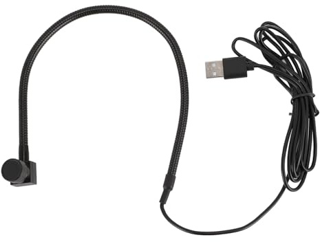 Webcam Centrale, Webcam USB 1080P 8MP avec Micro, Mise au Point Fixe, œil vers Caméra, Webcam D'Ordinateur pour Ordinateur Portable, PC, Vidéoconférences
