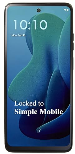 Simple Mobile, Motorola Moto g 5G 2024, 128GB, 5000mAh Battery, 50MP Camera, Gray, Locked