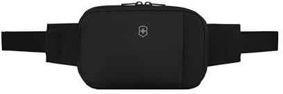 Victorinox Travel Essentials Belt Bag, Gürteltasche mit RFID-Schutz, Bauchtasche, Reise-Accessoire, Sicher, Damen/Herren, Schwarz