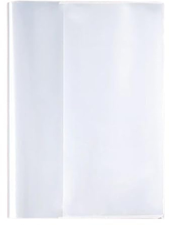 Lehrbuch-Schutzhülle, 10 x A4 Klarsichthüllen, wiederverwendbare Lehrbuchhüllen, Nachschlagebuchschutz, Buchumschläge, transparente Schutzhülle, Buchhülle, umweltfreundliche Buchumschläge, A4