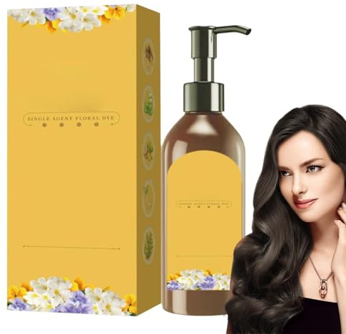 Shampoo Colorante Capelli Scuri Colorazione Rapida e Lunga Durata Nero | Profumazione Delicata Adatto a Adulti, Donne, Uomini, Anziani e Nonne