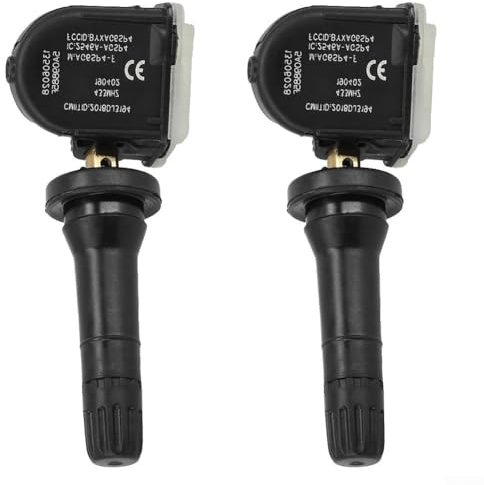 Reifendruckkontrollsensor Auto TPMS Reifendruckmonitor für Opel-Modelle – ABS-Material, schwarz, direkter Ersatz, OEM 13506028 (2 Stück)