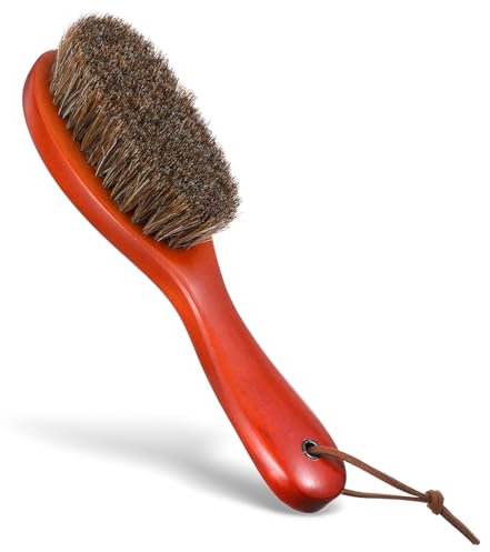 Ptwola doppelseitige Kleider Reise Samt Fusselbürste leicht Kleiderbürste Kleidung ausstreifbare Reinigungsbürste für Anzüge Kaschmir Wolle Samt Wildleder Tierhaare Robuste Textilien entfernt Staub