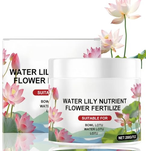200g Water Lily Ferti/lizer,Lo/tus Nutrients for Bowl Lo/tus,Aquarium Plant Ferti/lizer,Nutrients for Bowl Lo/tus Flower Growing,Slow Release Ferti/lizer for Flower,Plant Growth Solution,Flower Food
