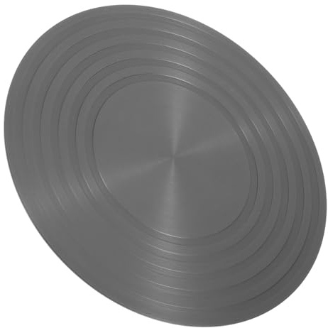 BAZEITFLOW Aluminum Alloy Heat Diffuser Stove Plate for Gas Cooktop Non-deformable Kitchen Thawing and Heat Diffusion Accessory Easy-Clean Smooth Surface Prevents Overflow and Protects