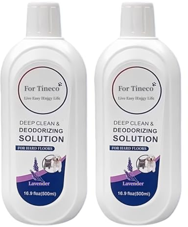 500 Ml Lavendeldoft Golvrengöring Kompatibel Med Tineco Floor ONE S5/S3/IFLOOR3/IFLOOR2/IFLOOR Våt- Och Torrdammsugare(2 PCS)