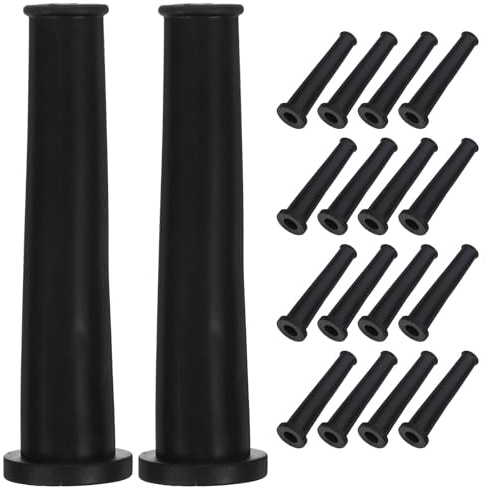 HEALSOPTHY Lot de 20 Gaines de Protection pour Câbles en Caoutchouc Souple, Grosse Taille, Amortisseur de Chocs pour Outils Électriques, Gaine de Gestion des Câbles Antidérapante, Compatible
