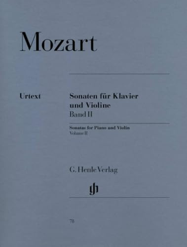 Sonaten für Klavier und Violine, Band II: Besetzung: Violine und Klavier (G. Henle Urtext-Ausgabe)