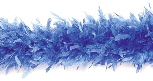 Orlob Faschingszubehör Federboa 1,80 m lang, 142 gr. (blau)