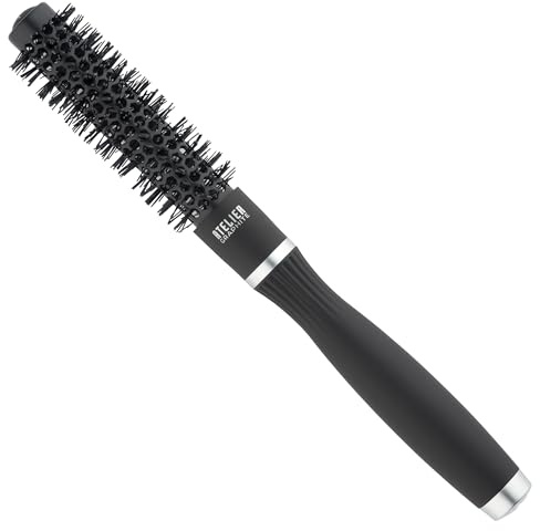 TONDEO Rundbürste ATELIER Graphite 2XS | High-Tech Fönbürste Ø 20/34 mm | Graphit beschichteter Bürstenkörper und wabenförmige Luftlöcher für optimale Wärmeverteilung | Entwickelt im Salonalltag