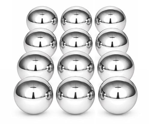 Gebrüder Lomprich Edelstahlkugeln 12 Stück Durchmesser 13cm