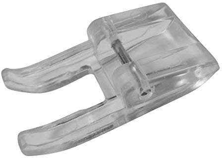 Transparenter Applikationsfuß/Klarsichtfuß/Nähfuß (offen) für alle Nähmaschinen mit 6mm Snap-On System