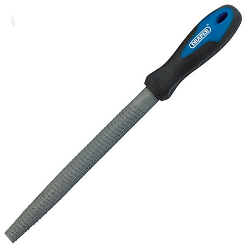 Draper 200mm Cabinet Half Round Rasp File - Coarse/Rough Woodworking Shaping Tool