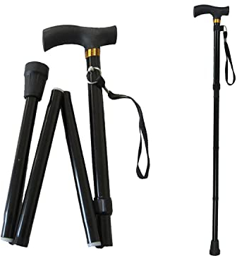 CAM2 Bastoncini da trekking, bastone da passeggio pieghevole, bastone da montagna, bastone da trekking, bastoni telescopici antiscivolo per uomo e donna