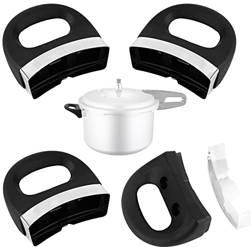 Hayaww 4 Pcs Mango De Olla A PresióN, Mango De Olla Corto Asa Lateral De Olla Asa De Olla Reemplazable Repuestos Mango De Olla Para Olla A PresióN, Con Tornillos, Asas De Olla De Dos Orificios