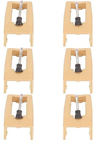 6er-Pack Plattenspieler-Nadel, Nadel-Plattenspieler-Stylus-Ersatz für Corsley NP1 NP6 Stylu, für Victrola, für Crosley, für ION, für Boytone, für Capehart Usw